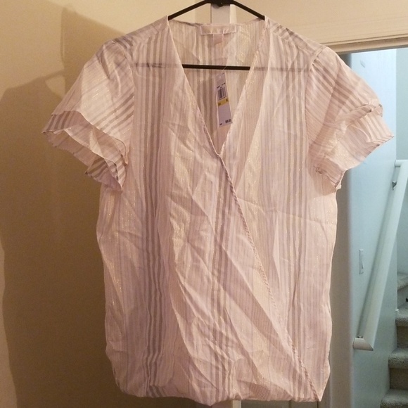 Michael Kors Wrap Blouse - Picture 3 of 4